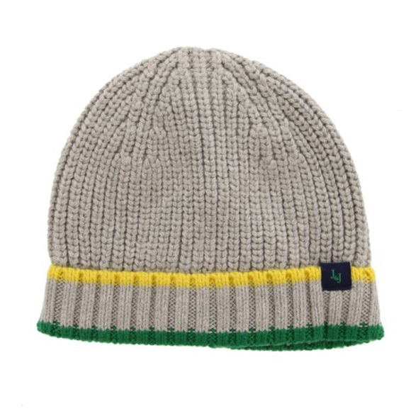Janie and Jack Baby Boy Gray Beanie - Picture 1 of 4